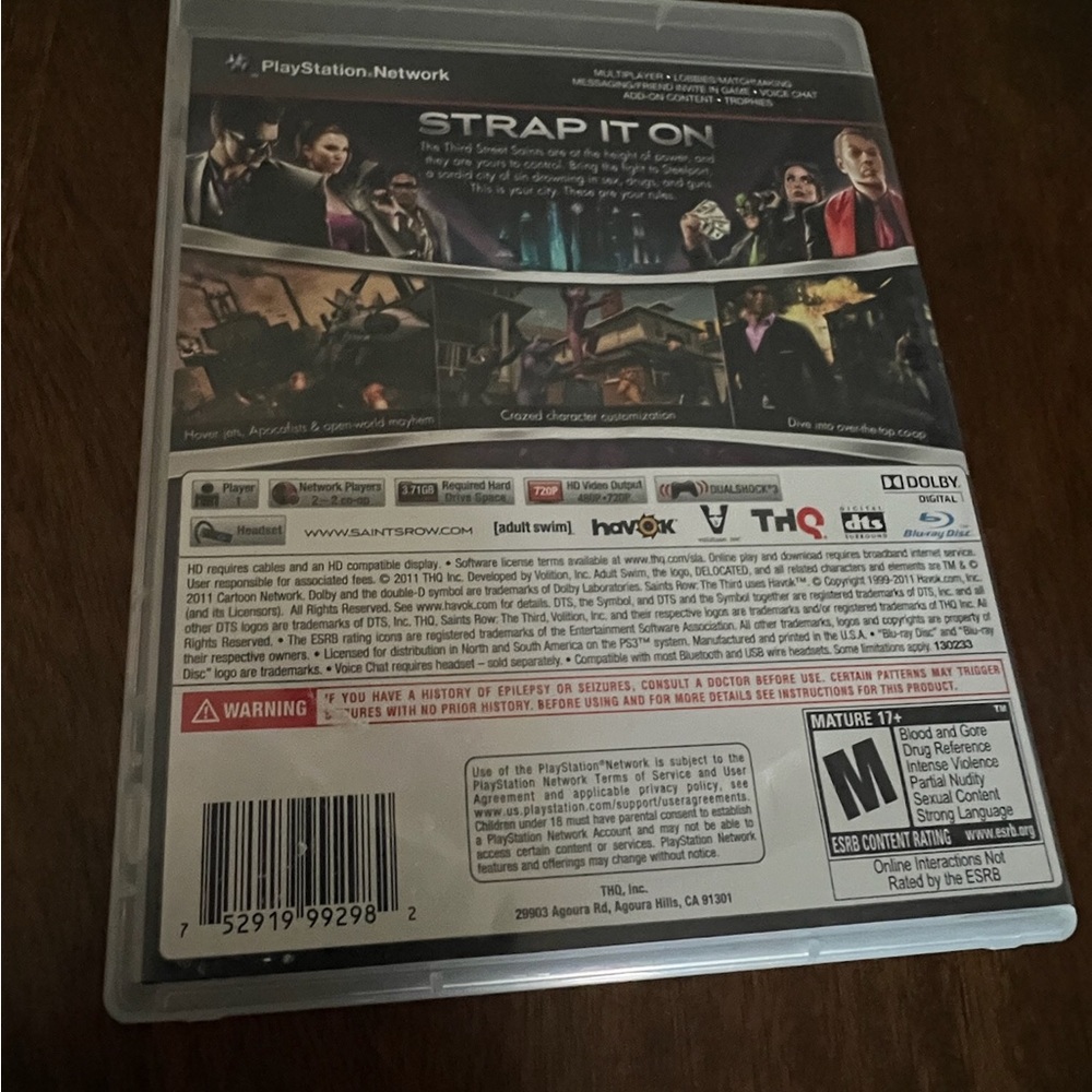 Sony PlayStation3 Saints Row the Third - Picture 3 of 3